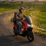 Motor Listrik Polytron Sulap Jalan Jadi Sekolah