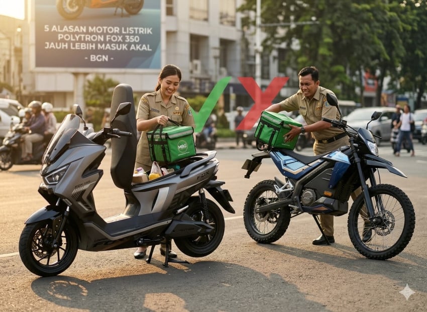 Motor Listrik BGN Harga Fantastis Terkuak